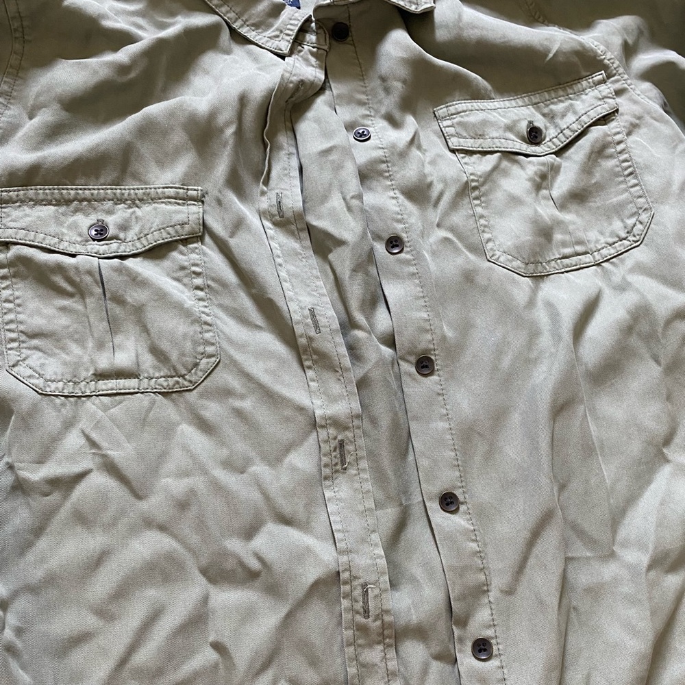 Target Army Green Button down - Picture 2 of 7